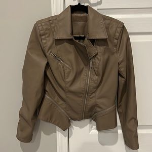 BLANKNYC leather moto jacket